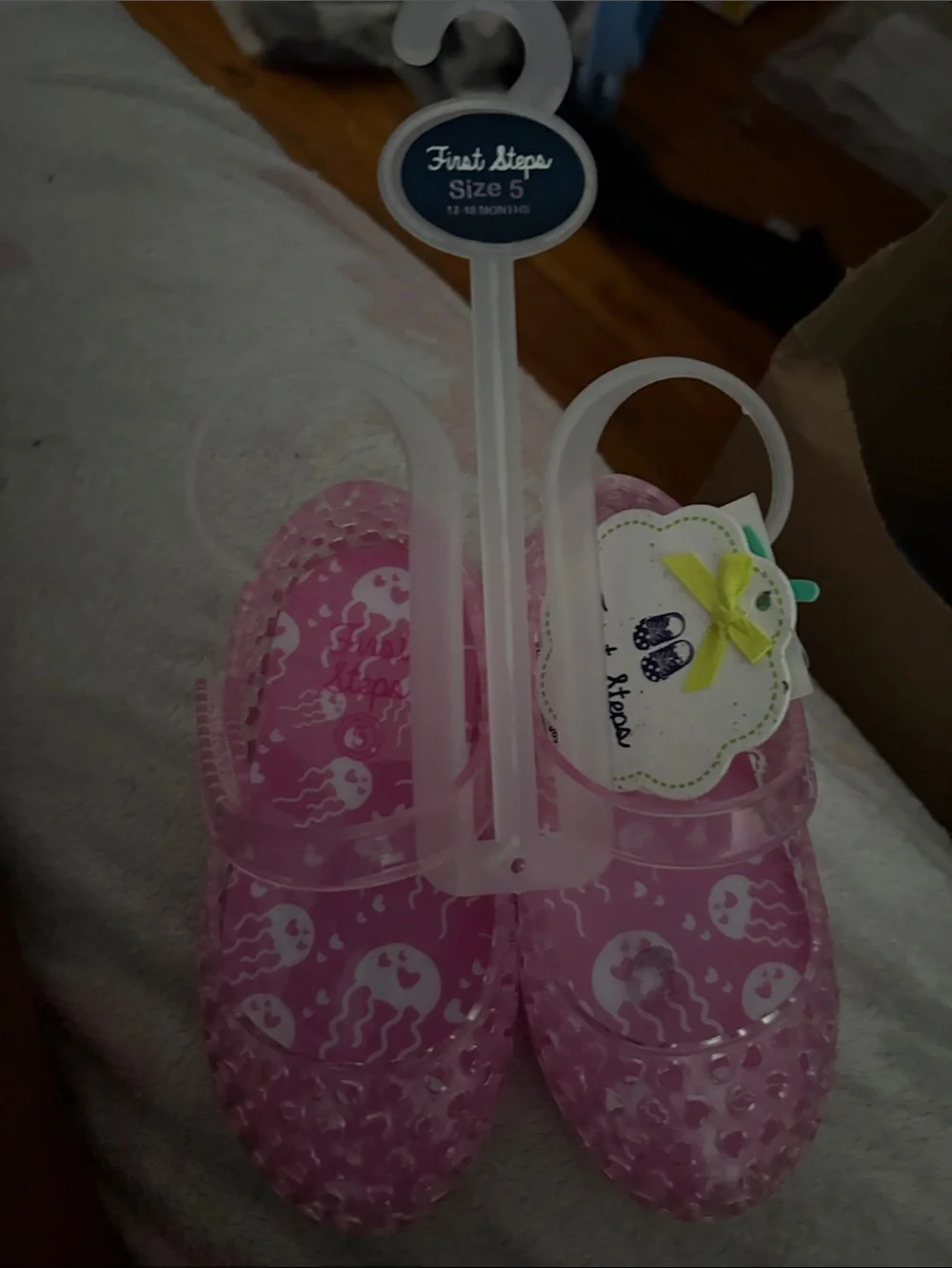First Steps Pink Jelly Water Shoes for Kids